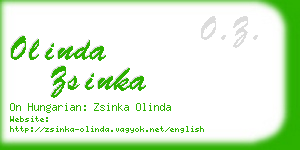 olinda zsinka business card